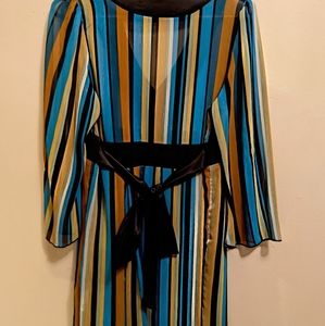 Colorful striped Costa Blanca blouse